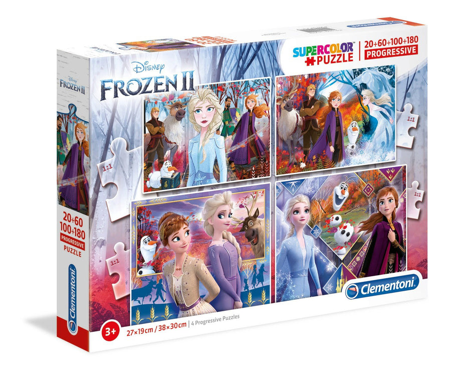 Clementoni Setzen, Clementoni, Supercolor, Die Eiskönigin 2, Puzzle, 21411, Für Mädchen, 3+ jahre, 4 stk Regular