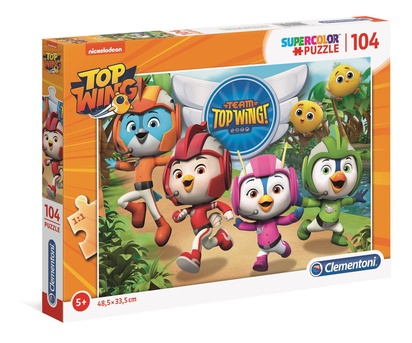 Clementoni Clementoni, Top Wing, Puzzle, 27128, Unisex, 5+ jahre, 104 Regular