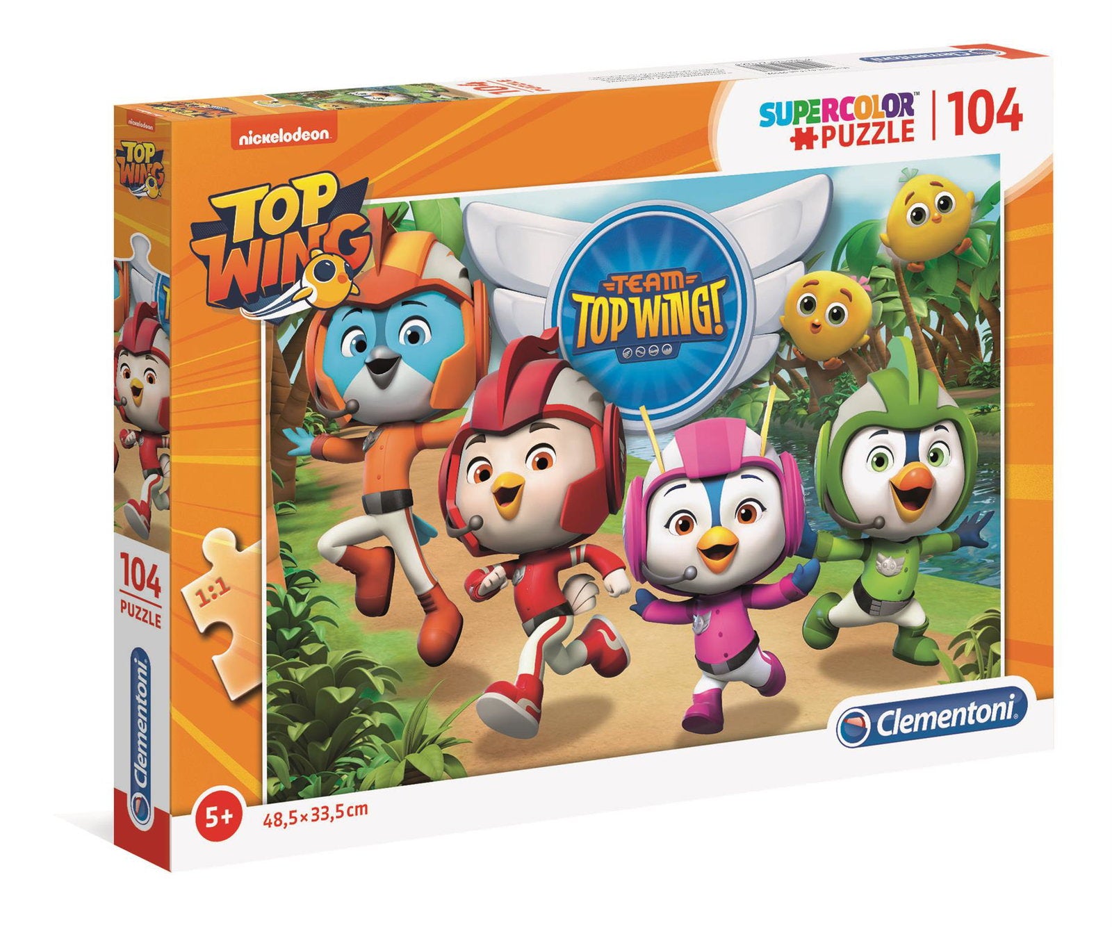 Clementoni Clementoni, Top Wing, Puzzle, 27128, Unisex, 5+ jahre, 104 Regular