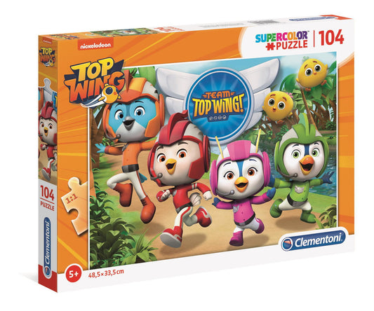 Clementoni Clementoni, Top Wing, Puzzle, 27128, Unisex, 5+ jahre, 104 Regular