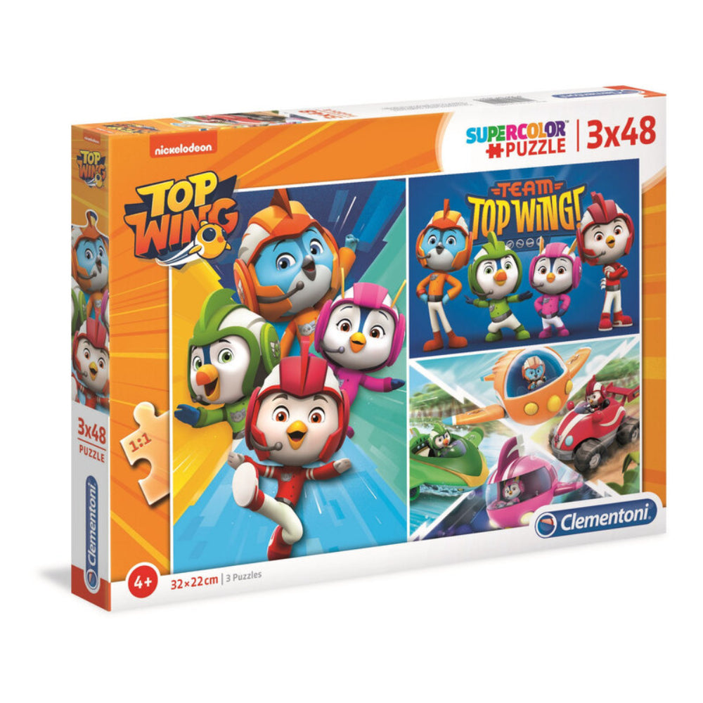 Clementoni Set Trio, Clementoni, Top Wings, Puzzle, Für Jungen, 4+ jahre, 3x48 stk Regular