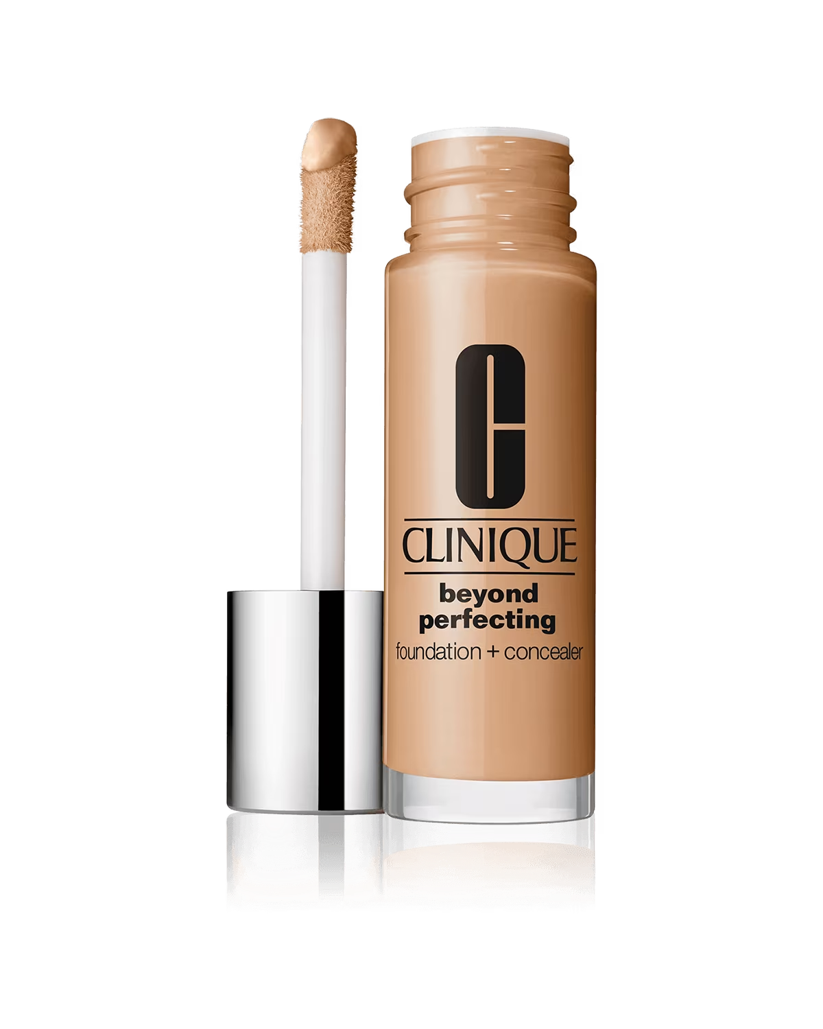 Clinique, Beyond Perfecting, Parabenfrei, Mattes Finish, Flüssige Grundierung & Concealer 2-in-1, CN 70, Vanille, 30 ml *Tester