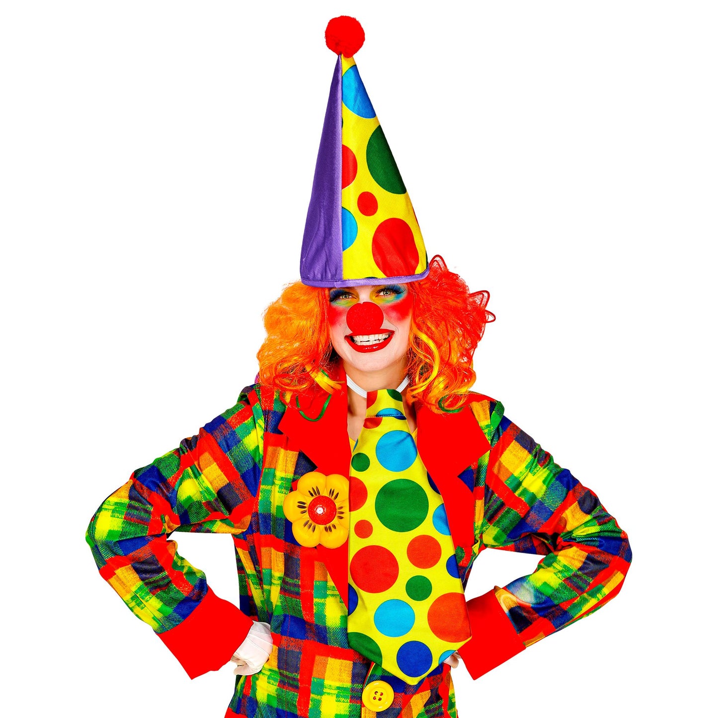 "CLOWN" Dress- Up- Set (Hut, Maxi Krawatte, Nase) – Ansicht 3