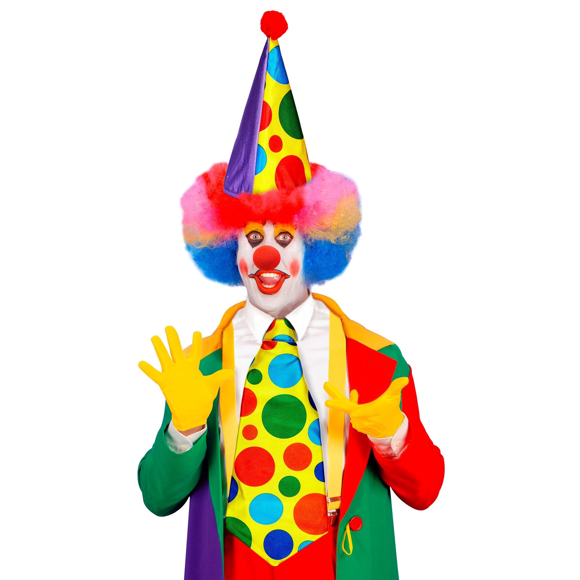 "CLOWN" Dress- Up- Set (Hut, Maxi Krawatte, Nase) – Ansicht 4