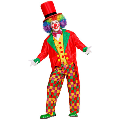 "CLOWN" (Frack, Weste, Fliege, Hose, Hut) – Vorderansicht