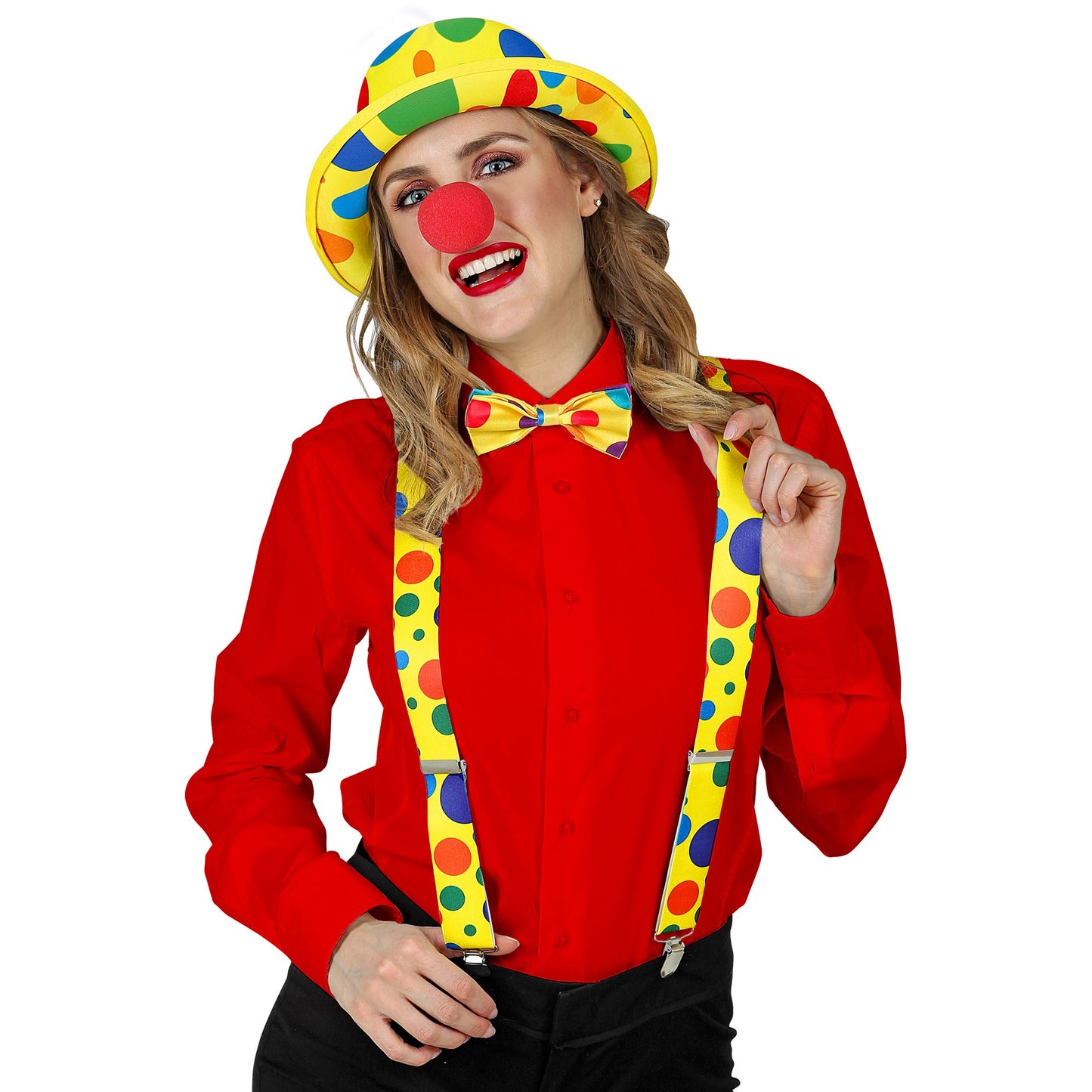 "CLOWN" (Hosenträger, Fliege, Nase) – Ansicht 3