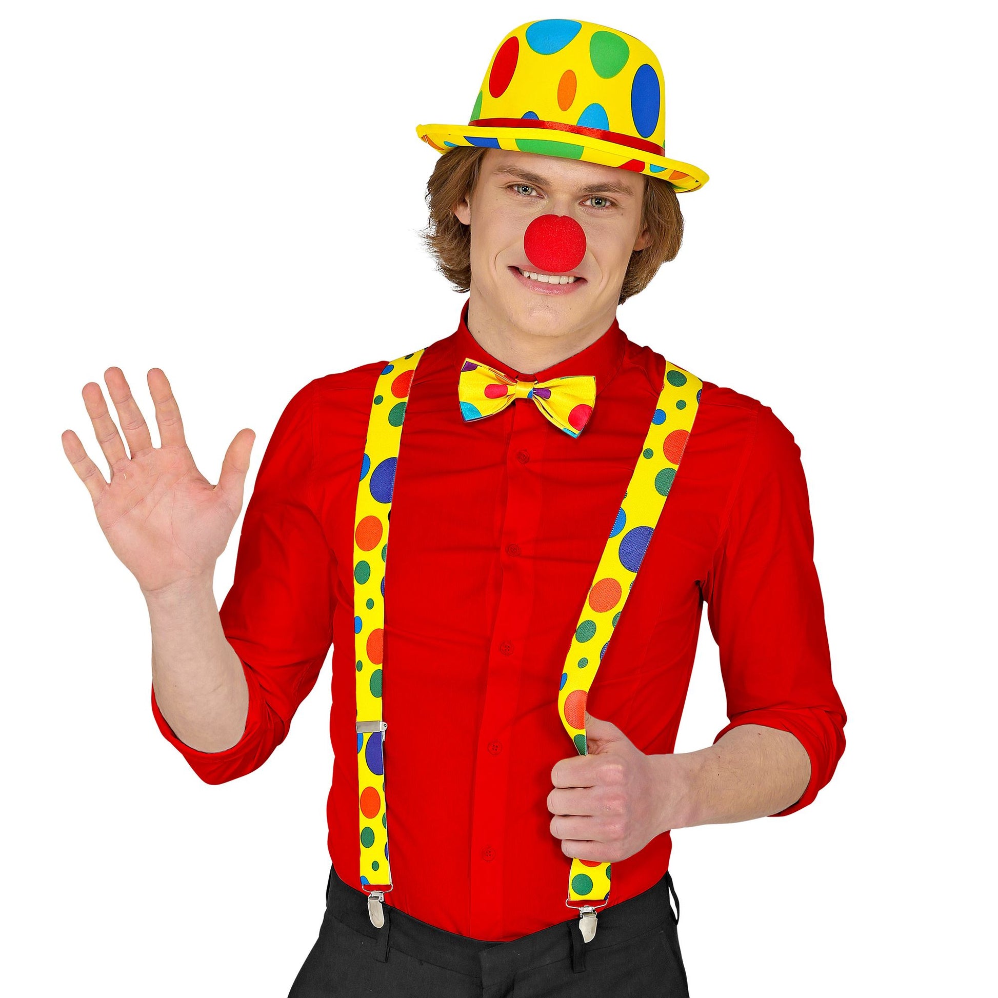 "CLOWN" (Hosenträger, Fliege, Nase) – Ansicht 4