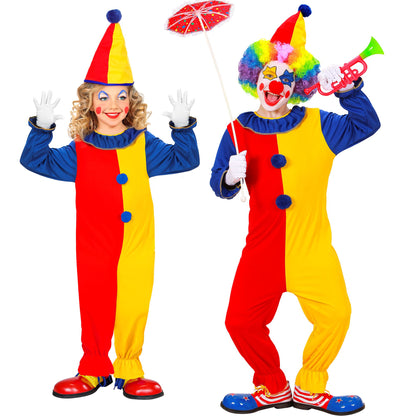 "CLOWN" (Kleid, Hut) – Vorderansicht