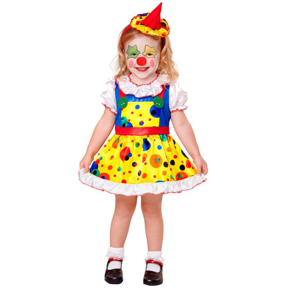 "CLOWN" (Kleid, Minihut) – Vorderansicht