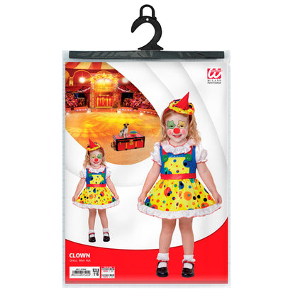 "CLOWN" (Kleid, Minihut) – Detailansicht