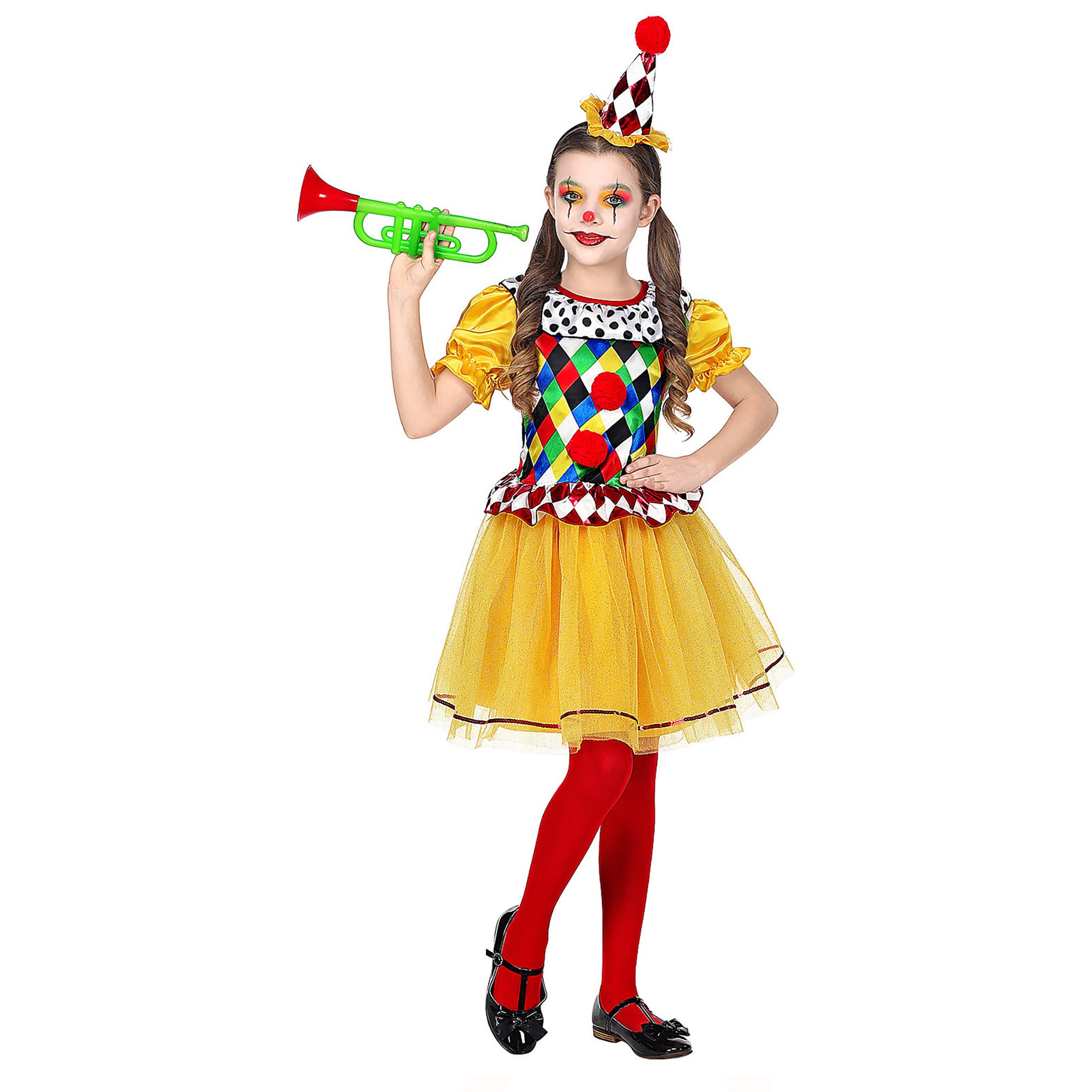 "CLOWN" (Kleid mit Tutu, Minihut) – Ansicht 3