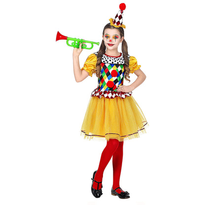 "CLOWN" (Kleid mit Tutu, Minihut) – Ansicht 3
