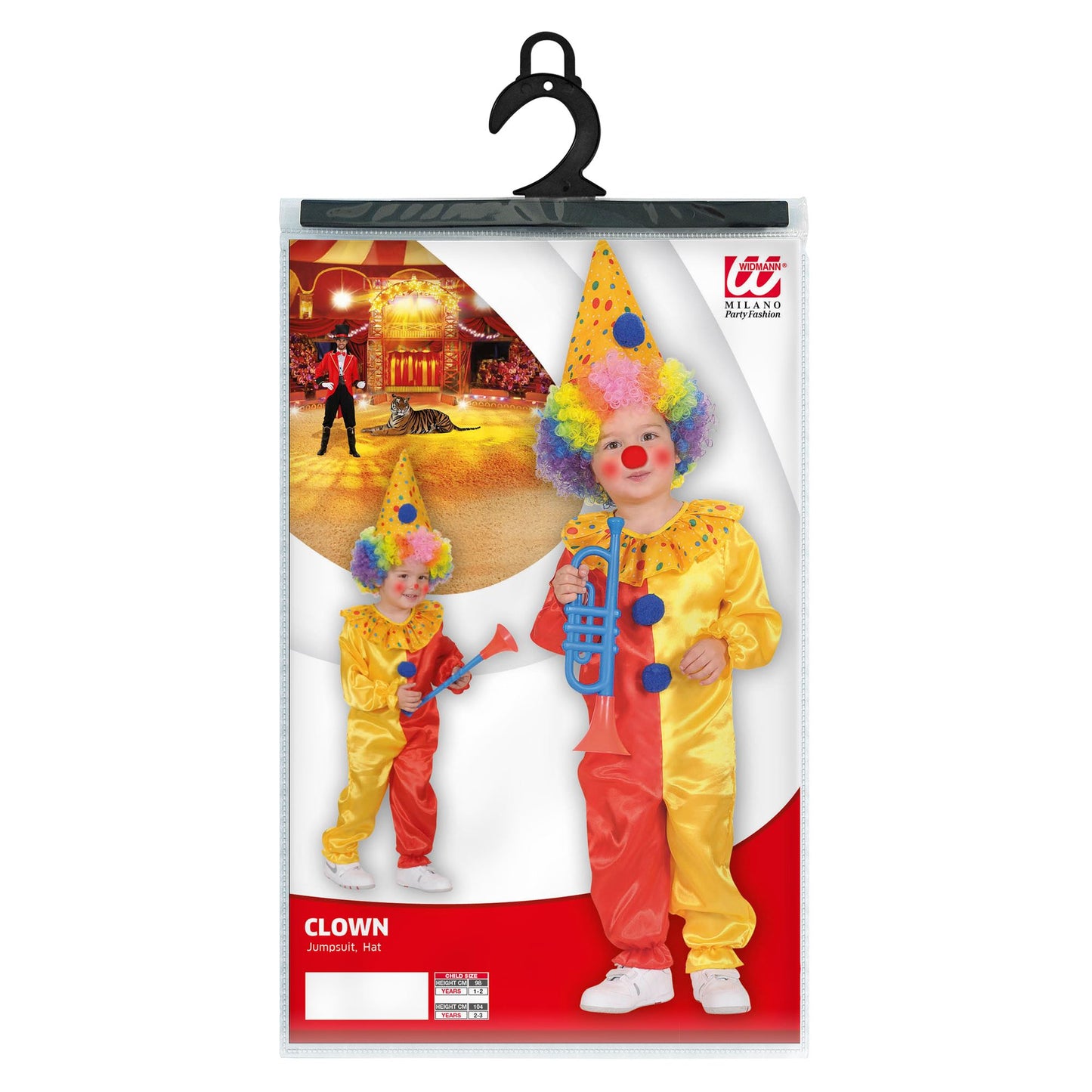 "CLOWN" (Kostüm, Hut) – Ansicht 3