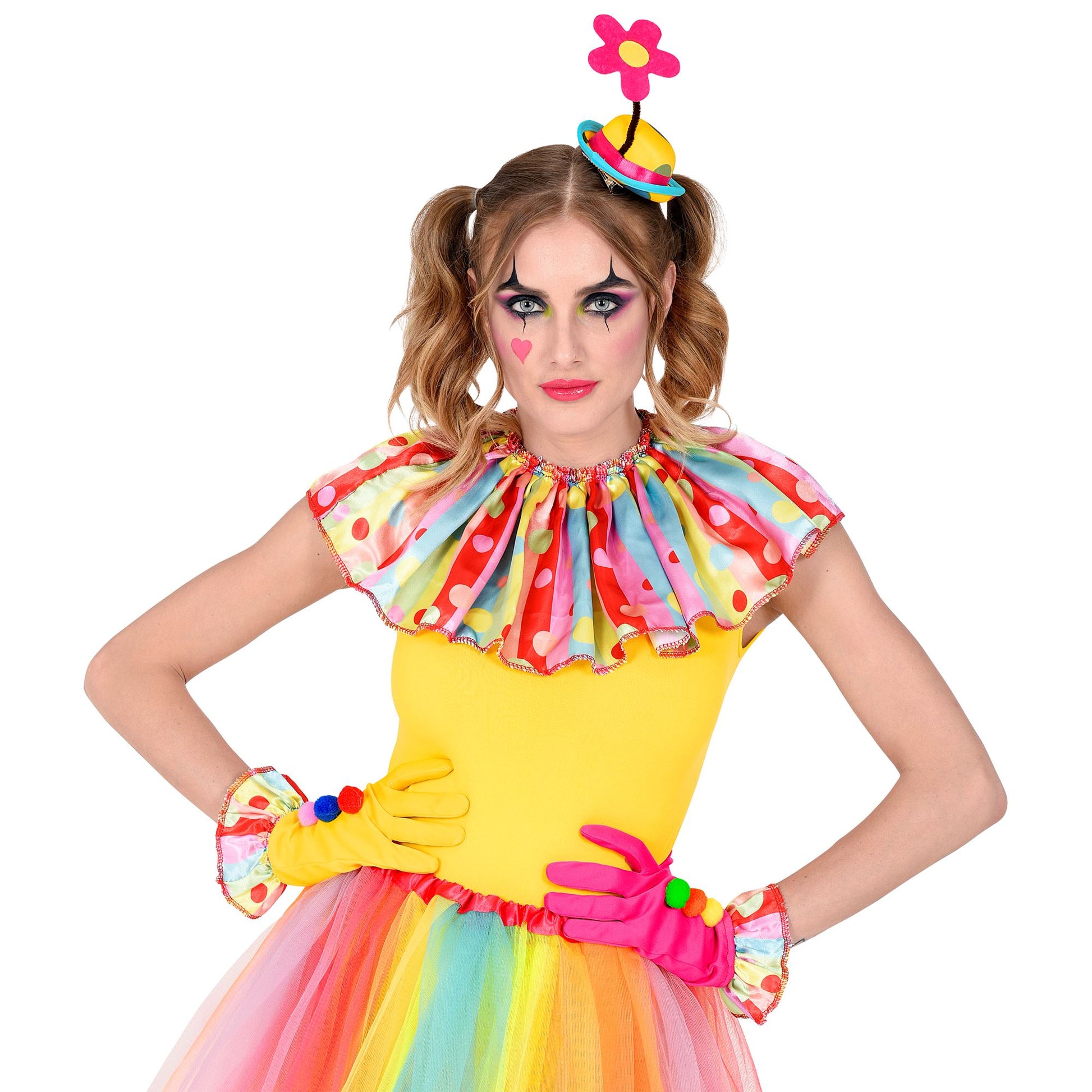 "CLOWN" (Minihut, Kragen, Handschuhe) – Ansicht 4
