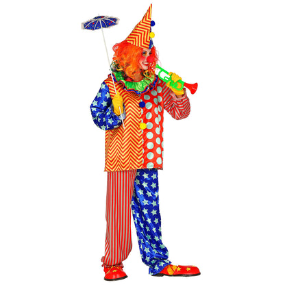 "CLOWN" (Oberteil mit Kragen, Hose, Hut) – Ansicht 4