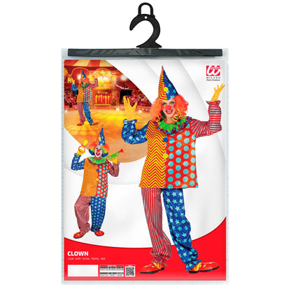 "CLOWN" (Oberteil mit Kragen, Hose, Hut) – Ansicht 5