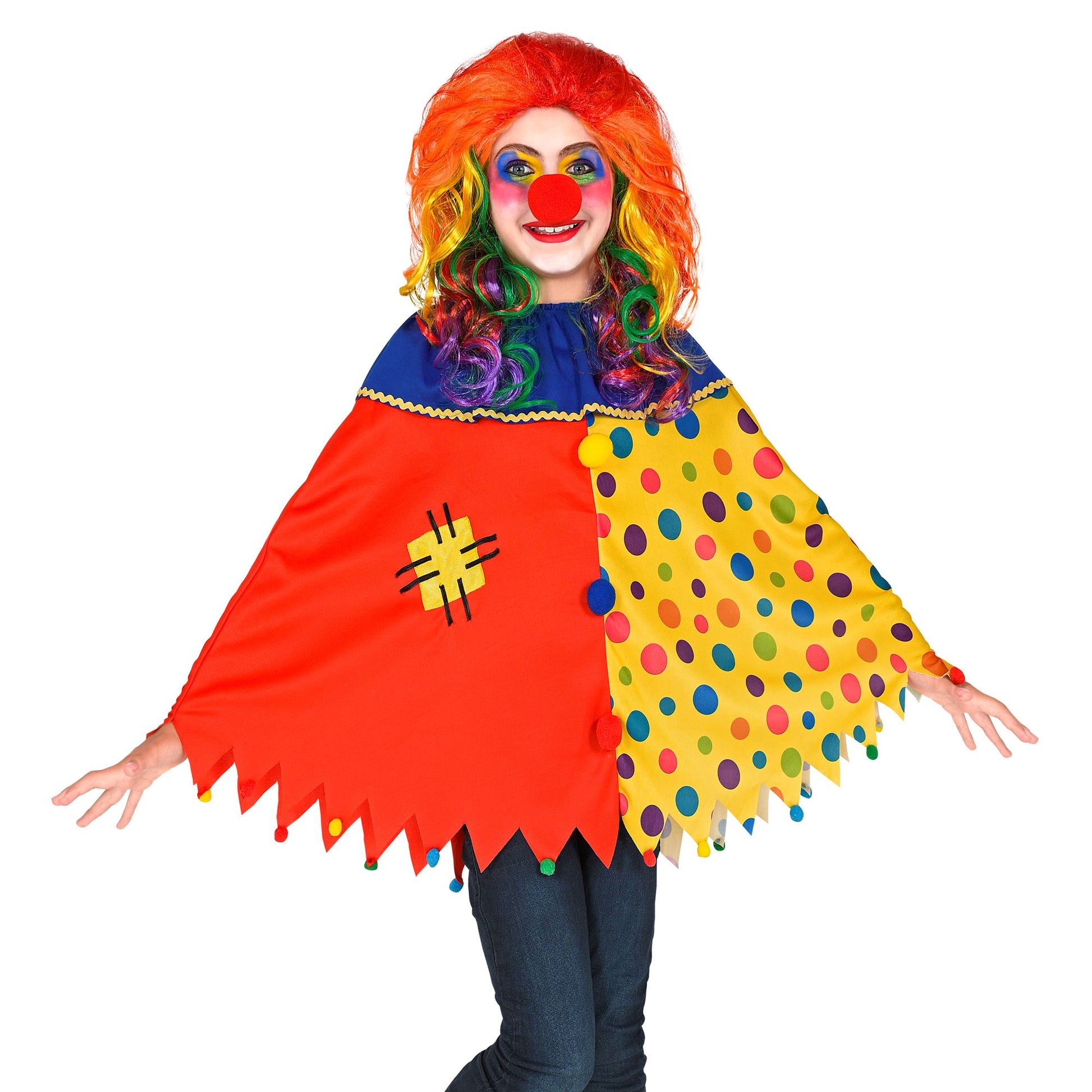 "CLOWN" (Poncho) – Vorderansicht
