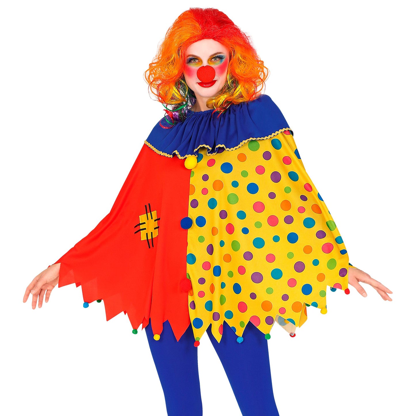 "CLOWN" (Poncho) – Vorderansicht