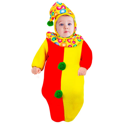 "CLOWN" (Schlafsack, Kopfbedeckung) – Vorderansicht