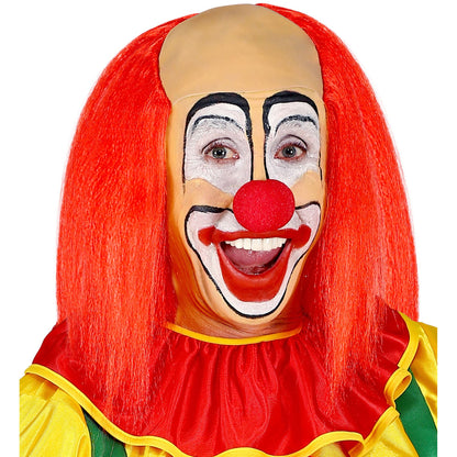 "CLOWNGLATZE MIT ROTEN HAAREN" – Vorderansicht