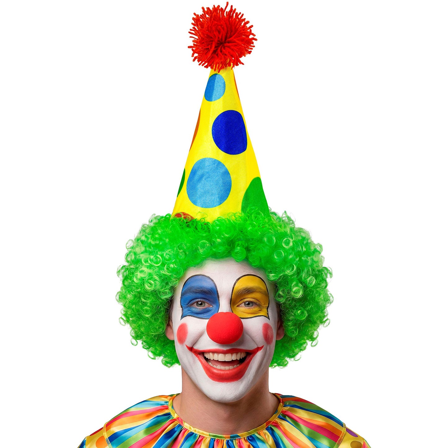 "CLOWNHUT MIT LOCKIGER PERÜCKE" sort. in 3 Farben – Ansicht 4