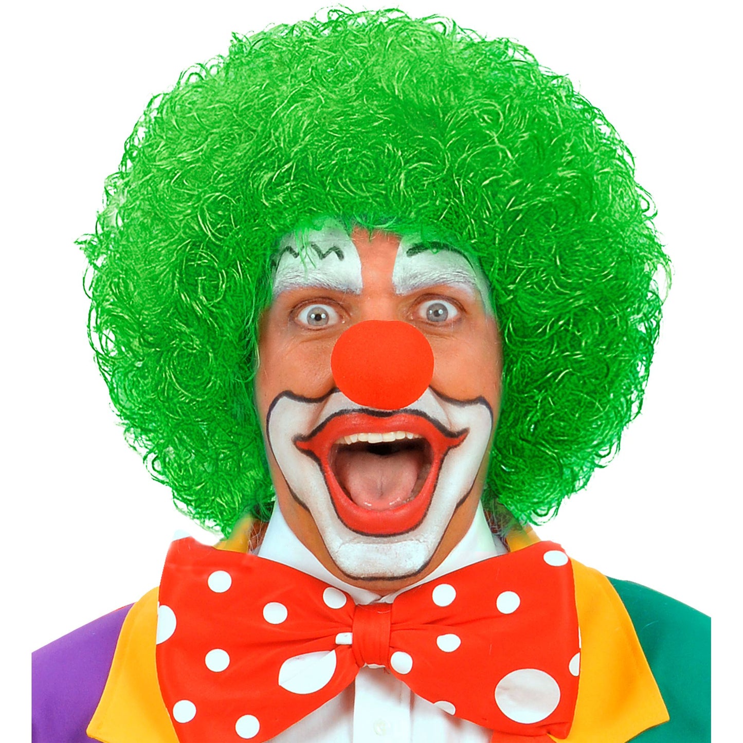"CLOWNPERÜCKE" grün - in Polybag – Ansicht 3