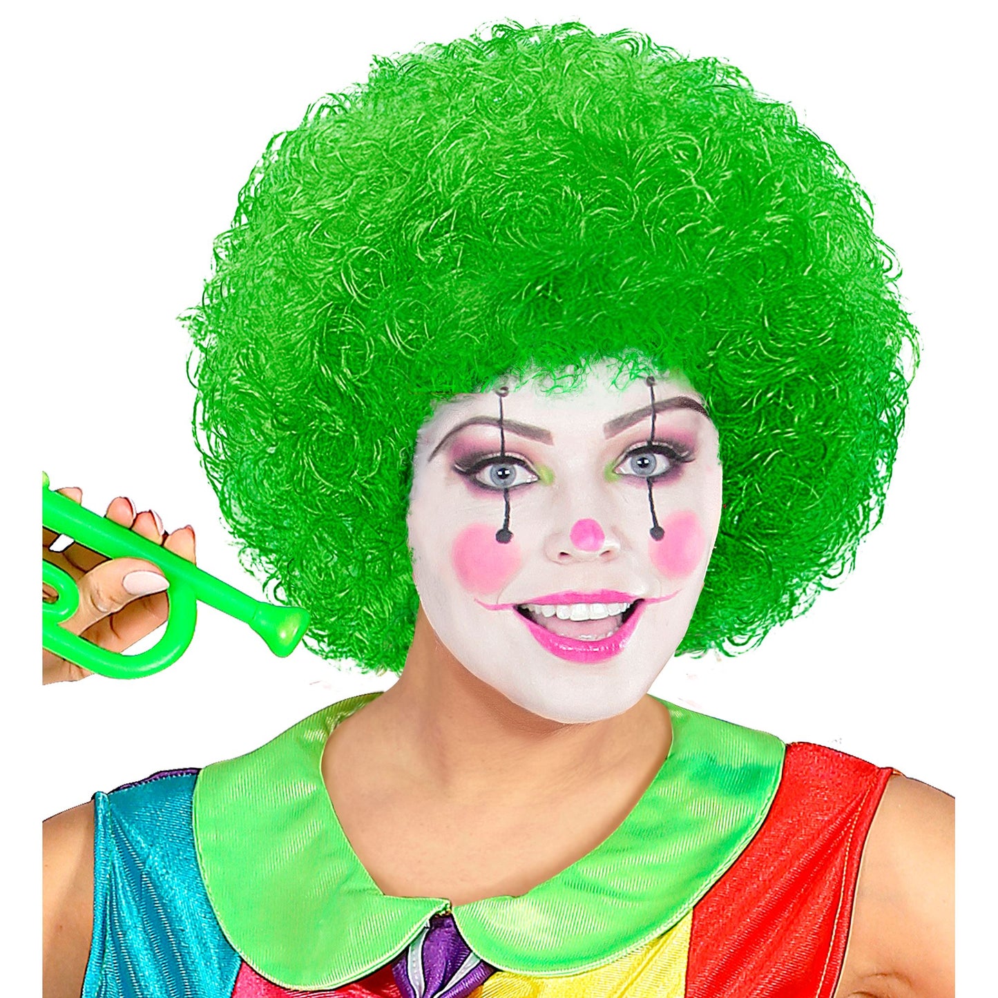 "CLOWNPERÜCKE" grün - in Polybag – Ansicht 4