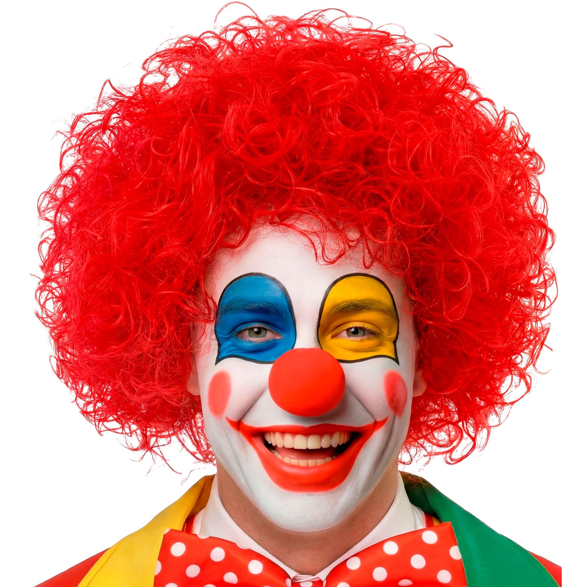 "CLOWNPERÜCKE" rot - in Polybag – Ansicht 4