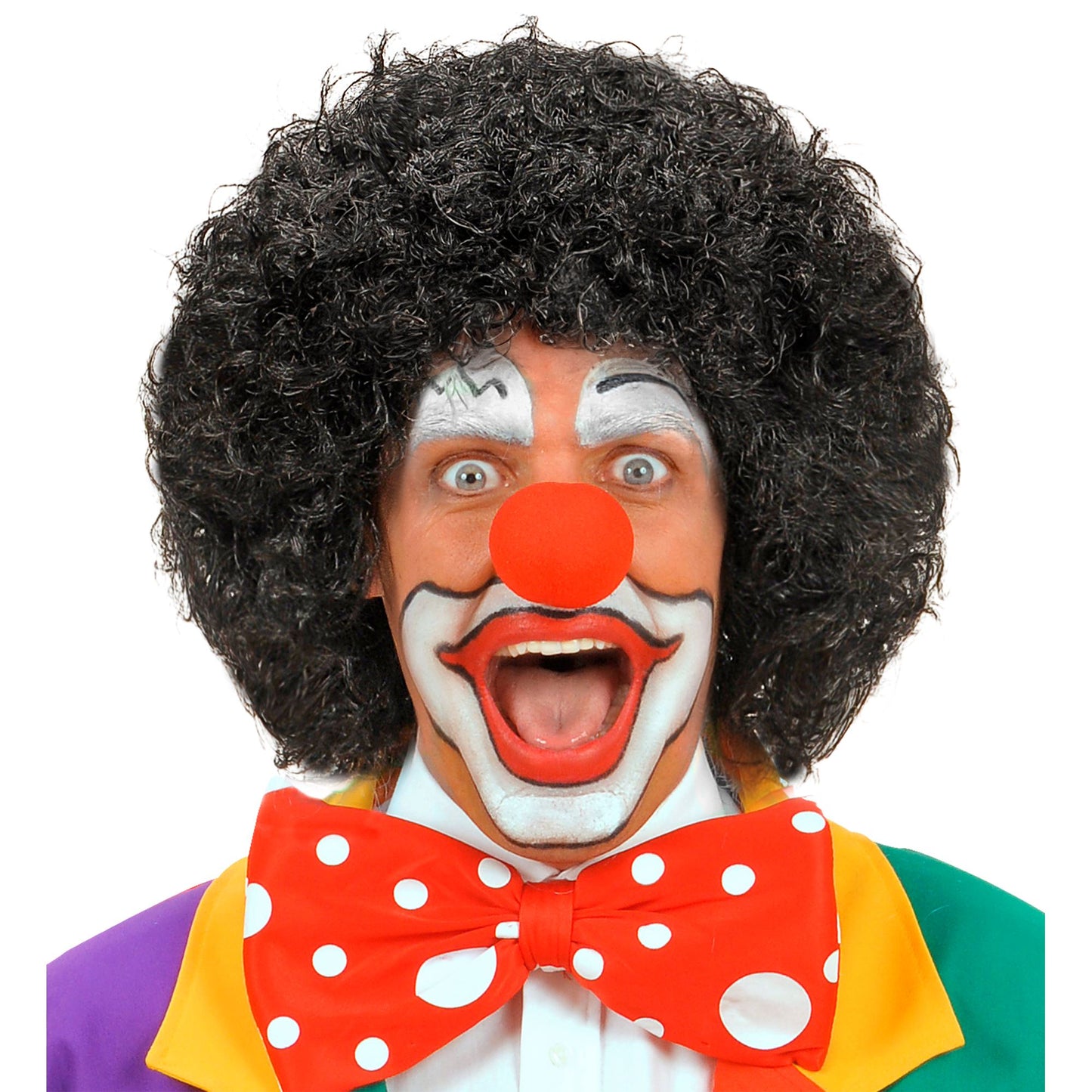 "CLOWNPERÜCKE" schwarz - in Polybag – Ansicht 3
