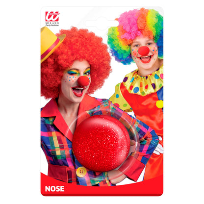 "CLOWNSNASE" aus Schaumstoff – Vorderansicht