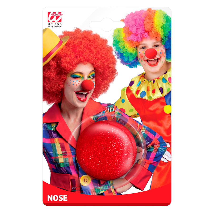 "CLOWNSNASE" aus Schaumstoff – Vorderansicht