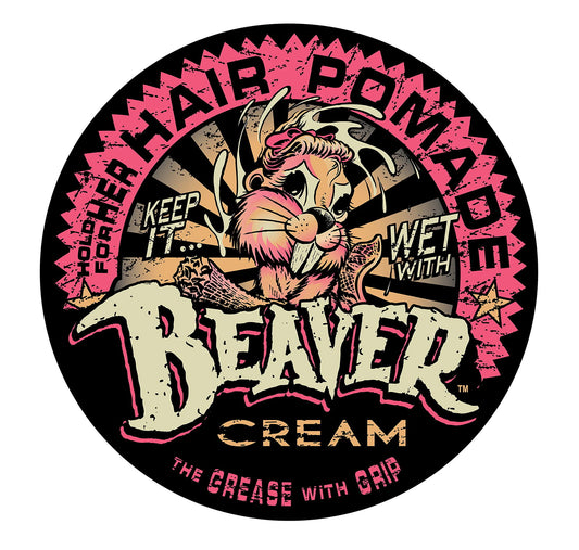 Cock Grease, Beaver Cream Water Type, Haarstyling-Pomade, Glanzfinish, Extra Halt, 100 g