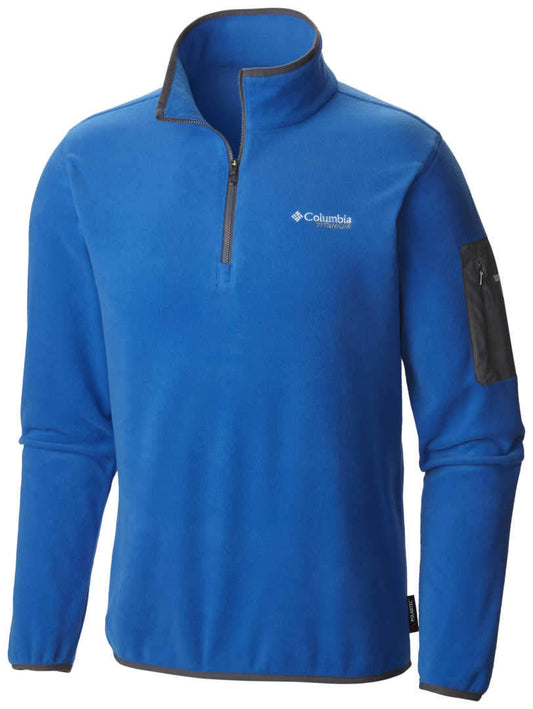 Columbia Columbia, Titan Pass 1.0, Half Zip, Sportlicher Herren Synthetikpullover, Supe Blue, XXL Regular