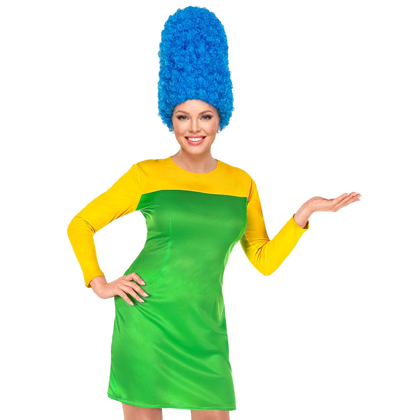 "COMICS GIRL" (Kleid, Perücke) – Vorderansicht