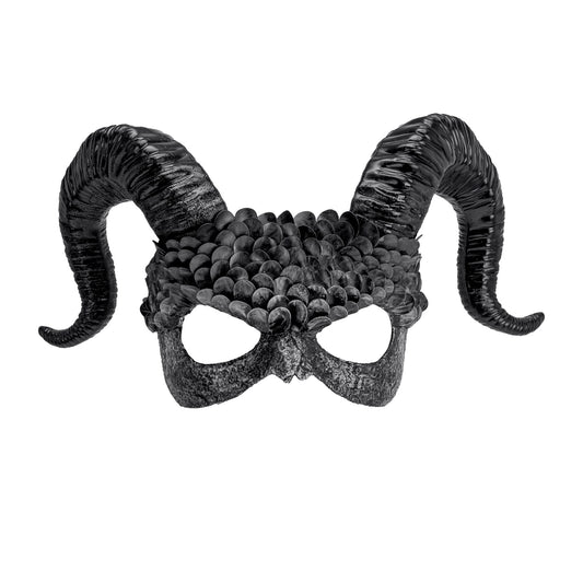 "COMMEDIA DELL'ARTE DÄMONMASKE" – Vorderansicht
