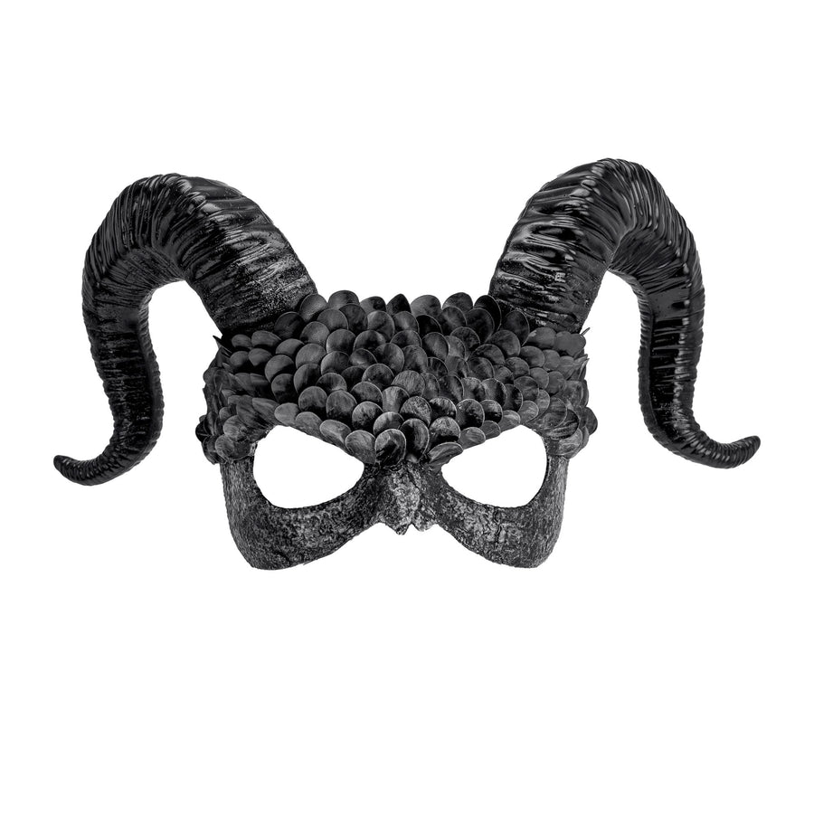 "COMMEDIA DELL'ARTE DÄMONMASKE" – Vorderansicht