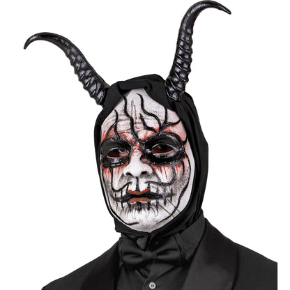 "COMMEDIA DELL'ARTE MASKE DÄMON MIT KAPUZE" – Ansicht 3