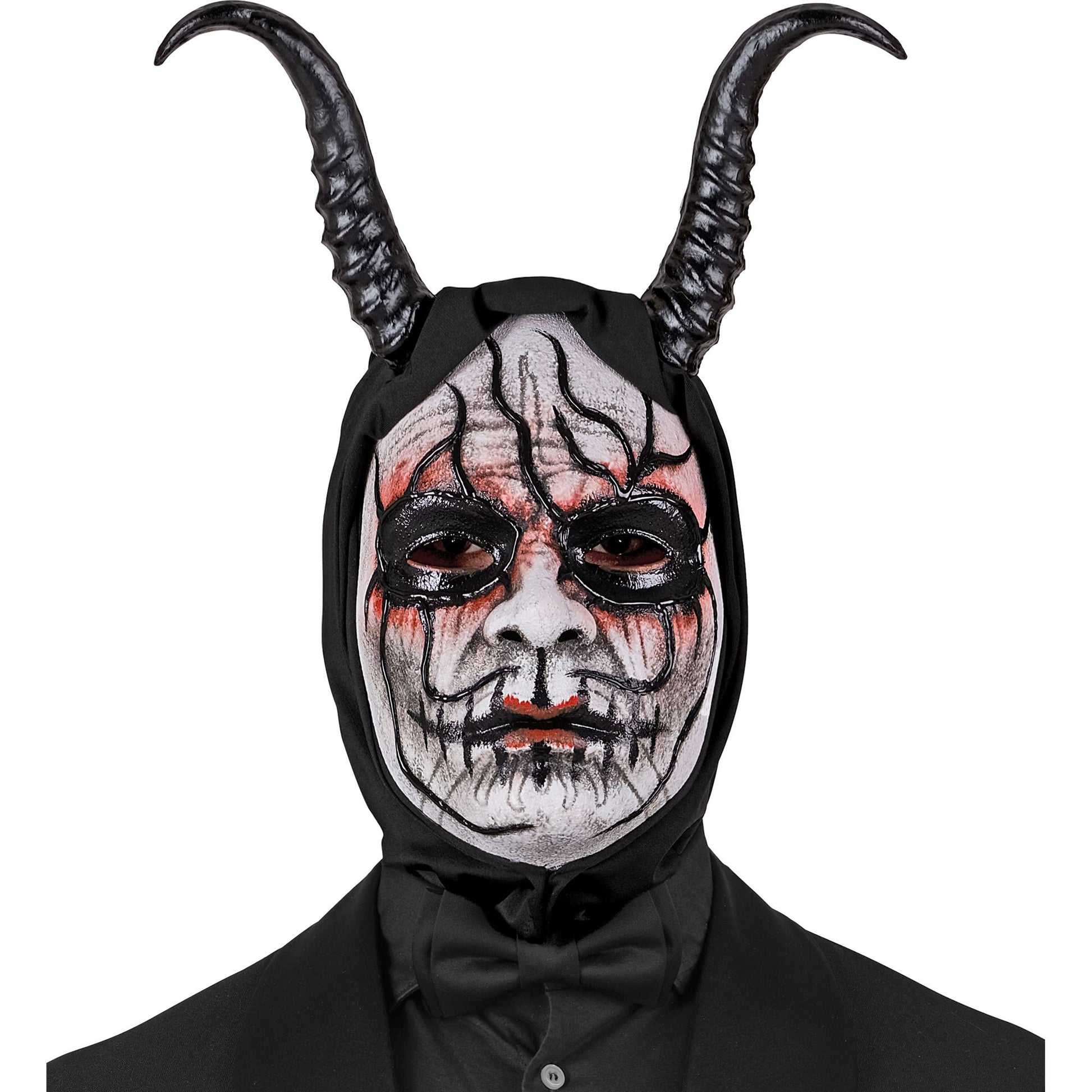 "COMMEDIA DELL'ARTE MASKE DÄMON MIT KAPUZE" – Ansicht 4