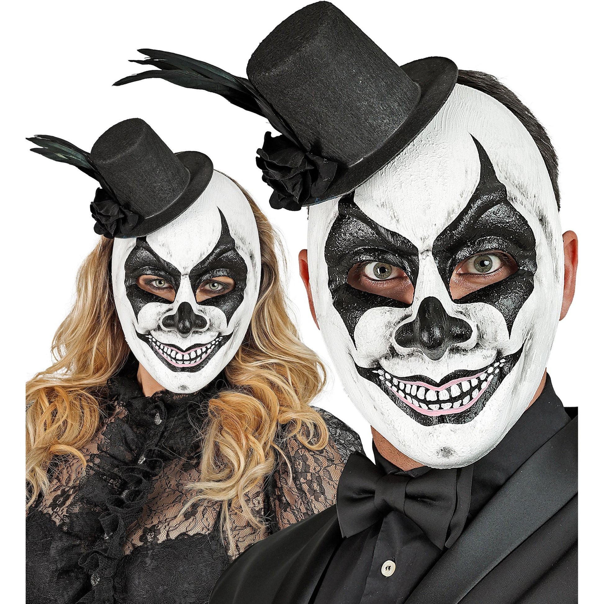"COMMEDIA DELL'ARTE MASKE MIT HUT" – Ansicht 3