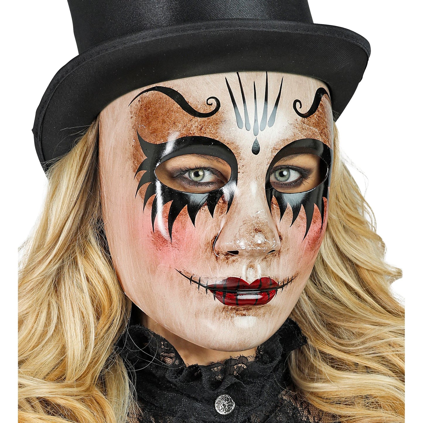 "COMMEDIA DELL'ARTE MASKE UNHEIMLICHE FRAU" – Ansicht 3