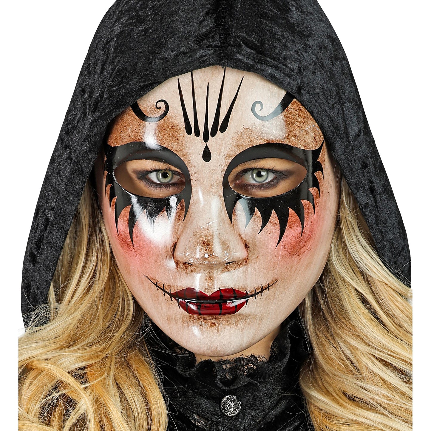 "COMMEDIA DELL'ARTE MASKE UNHEIMLICHE FRAU" – Ansicht 4