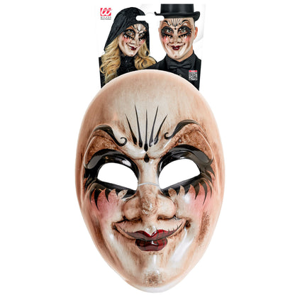 "COMMEDIA DELL'ARTE MASKE UNHEIMLICHER MANN" – Detailansicht