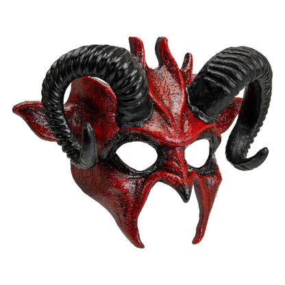 "COMMEDIA DELL'ARTE TEUFELSMASKE" – Vorderansicht