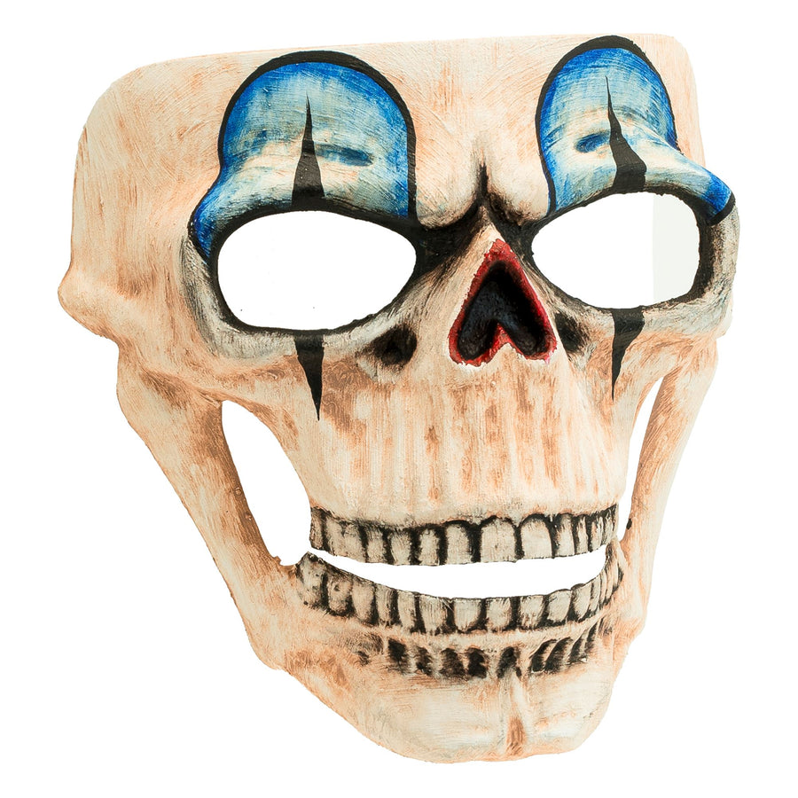 "COMMEDIA DELL'ARTE TOTENKOPF CLOWNMASKE" – Vorderansicht