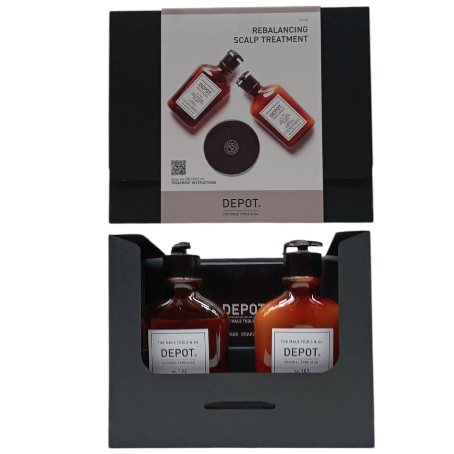 Depot Haarpflegeset Consumer Kit A Set Depot: 100 Hair Cleansing No. 102, Botanical Complex, Hair Shampoo, Anti-Dandruff & Se