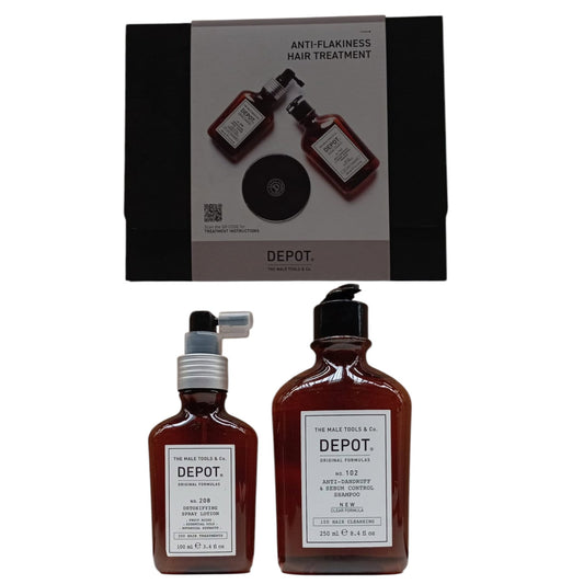 Depot Haarpflegeset Consumer Kit C Set Depot: 100 Hair Cleansing No. 102, Botanical Complex, Hair Shampoo, Anti-Dandruff & Se