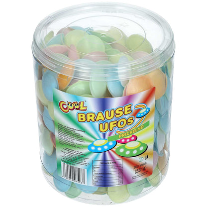 Pop Rocks Cool Brause Ufos 300 Oblaten mit fruchtiger Schleckbrausefüllung 381 g