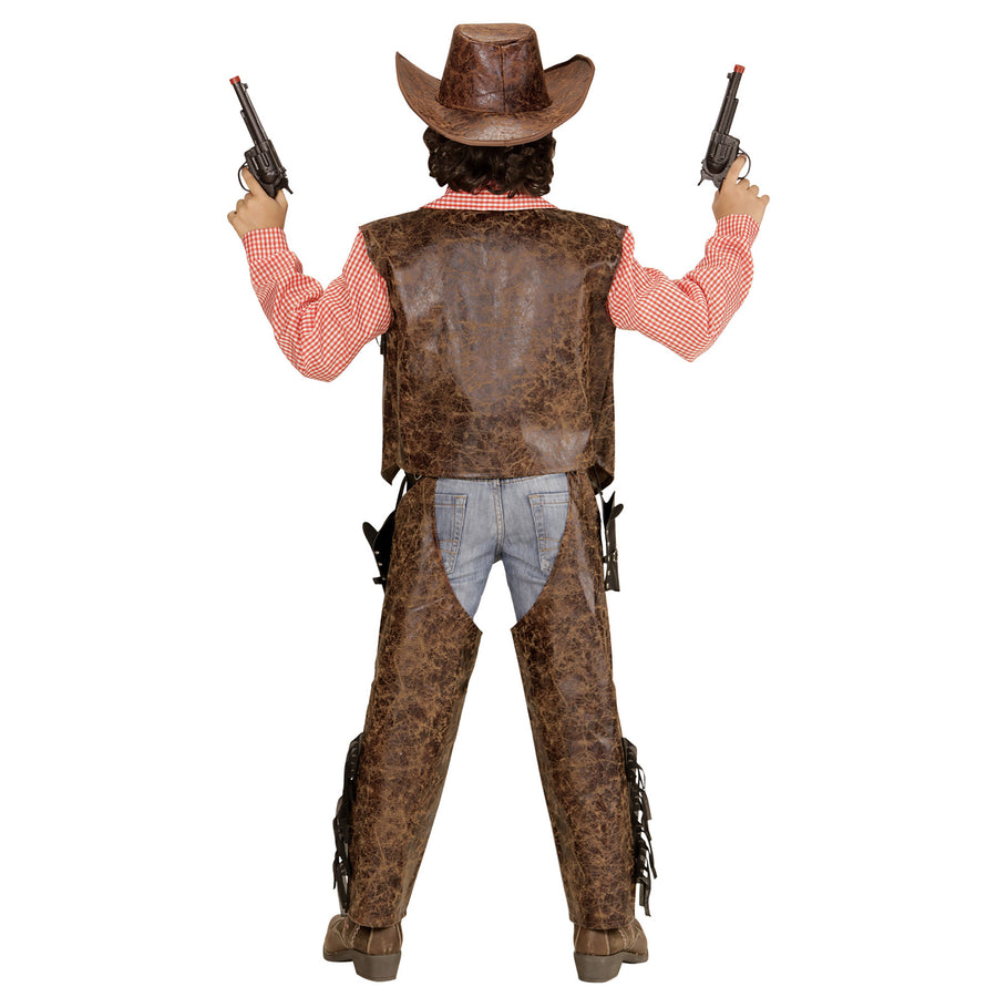 "COW BOY" (Shirt mit Weste, Chaps,Hut) – Detailansicht