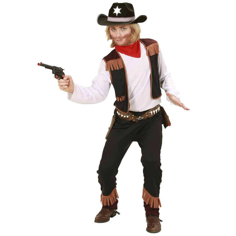 "COWBOY" (Hemd mit Weste, Hose, Halstuch) – Detailansicht