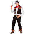 "COWBOY" (Hemd mit Weste, Hose, Kopftuch) – Vorderansicht
